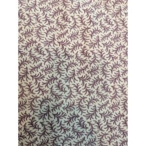 1 Yard Cream Brown Andover Quilting Fabric Botanical Pine Leaves 36x41